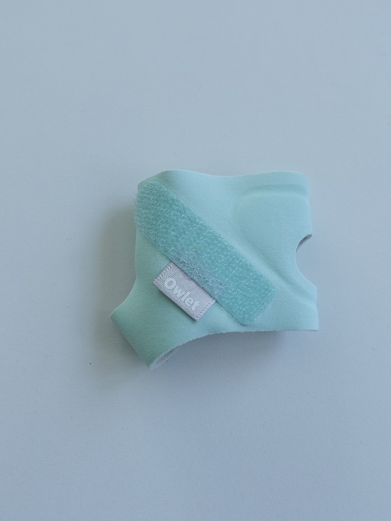 Owlet Other - Mint Green Baby Owlet Sock Cover - Soft Velcro Foot Protector